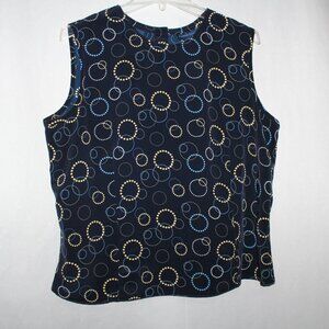 Women's Karen Scott Large Sleeveless Button Up Back Blouse